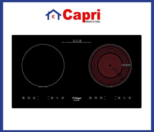 BẾP TỪ - HỒNG NGOẠI ĐÔI CAPRI CR-804HI