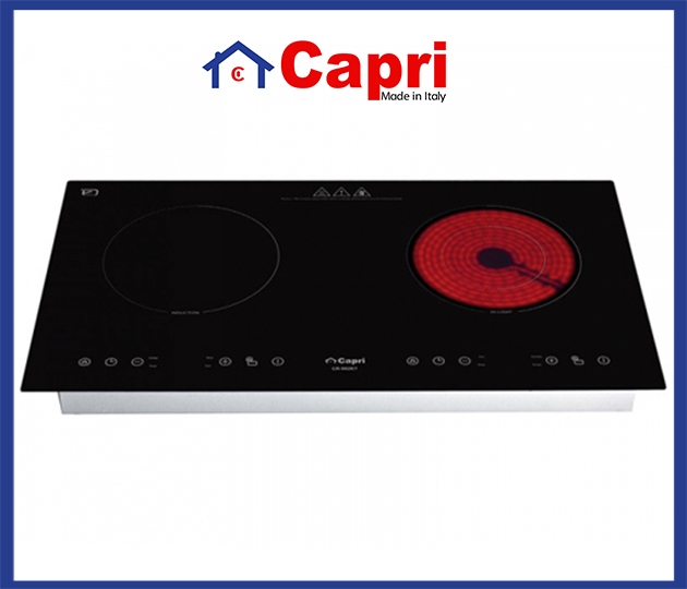 BẾP TỪ - HỒNG NGOẠI ĐÔI CAPRI CR-902KT