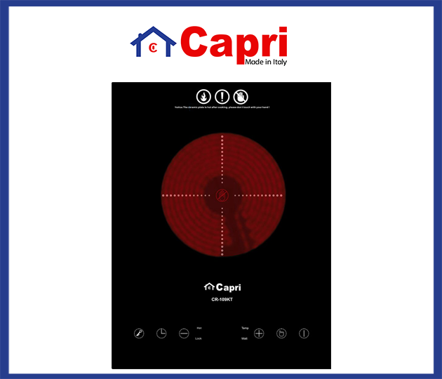 BẾP HỒNG NGOẠI ĐƠN CAPRI CR-109KT