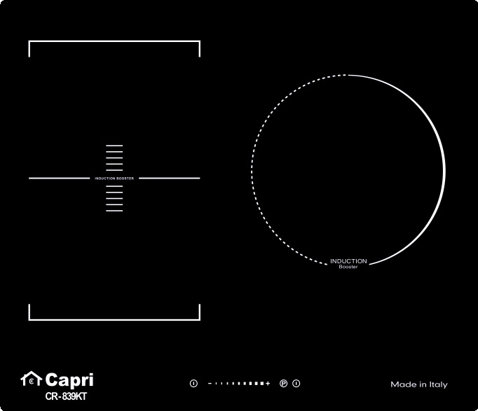 BẾP TỪ 3 VÙNG NẤU CAPRI CR-839KT